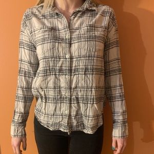 Attention Long-sleeve Collar Shirt